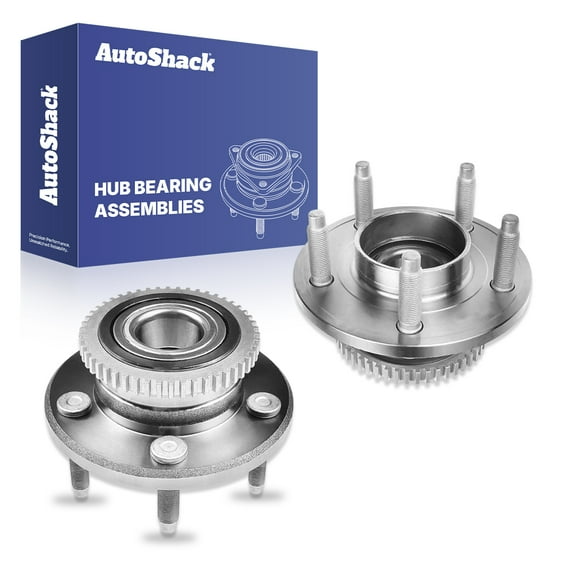 AutoShack Front Wheel Hub Bearing Assemblies Left & Right with ABS Replacement for 2005-2014 Ford Mustang 2005-2007 Avanti Avanti 2-PC Set
