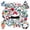 2A-35pcs, variant on 35pcs Traditional Stationery Stickers Japanese Graffiti Decals Geisha Kids Stickers for Suitcase Laptop Phone