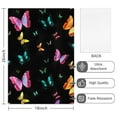 thumbnail image 2 of 2 Pcs Funny Kitchen Towels,Black Pink Blue Butterfly Pattern Microfiber Dish Towels,Kitchen Tea Towels,Kitchen Towel Set (18" X 26"), 2 of 7