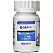 RELIABLE 1 LABORATORIES Meclizine HCL 12.5 mg Caplets 100ct.
