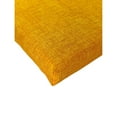 thumbnail image 2 of Pillow Perfect Outdoor/Indoor Bench Cushion - 18" x 45" x 3" Egg Yolk, 2 of 5