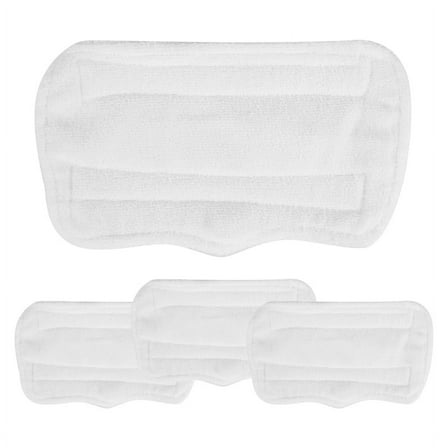 4 X Steam Mop Pads-White