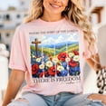 thumbnail image 2 of Where the Spirit of the Lord Is, Christian 4th of July, Bible Verse Freedom Shirt, 2 of 3