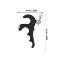 thumbnail image 5 of Toystoory Equipo de tiro con C2 Liberación de compuesto Mango de mecanizado CNC Regalos de alta sensibilidad para Archer tiro y tiro con Negro, 5 of 5