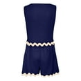thumbnail image 6 of MuXiKeJi Clothes Two Piece Summer Outfits 2 Piece Sets Cruise Lounge Set Sleeveless Tank & Shorts Pajama Set with Pockets, 6 of 6