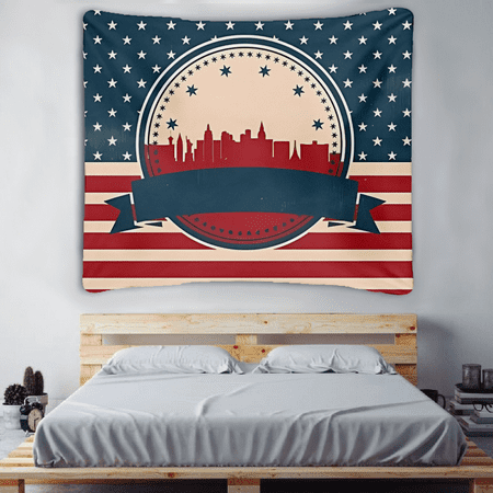 

Fourth of July Hanging Banner Backdrop for Kids Bedroom Living Room Dorm 40x30Inch Independence Day Backdrop for Easter Birthday Party Decorations