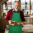 thumbnail image 5 of Green Chef Works Unisex Butcher Apron,Chef Apron for Men and Women Professional for Cooking With Pockets - Adjustable - Bib Aprons - Water & Oil Resistant, 5 of 5