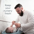 thumbnail image 6 of Diaper Genie Expressions Pail White, Odor-Controlling Diaper Disposal System, One Pail & One Refill, 6 of 13