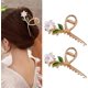 thumbnail image 1 of Pinzas para el cabello con flores, pinzas para el cabello de metal para mujer, pinzas para el cabello antideslizantes grandes, accesorios para el cabello con flores de lirio, para mujeres, cabello la, 1 of 5