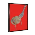 thumbnail image 3 of Stupell Industries Pop Style Spaghetti Fork Intricate Fractal Pattern Graphic Art Jet Black Floating Framed Canvas Print Wall Art, Design by Valentina Harper, 3 of 6