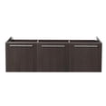 thumbnail image 2 of Fresca Vista 60" Gray Oak Wall Hung Single Sink Modern Bathroom Cabinet, 2 of 3