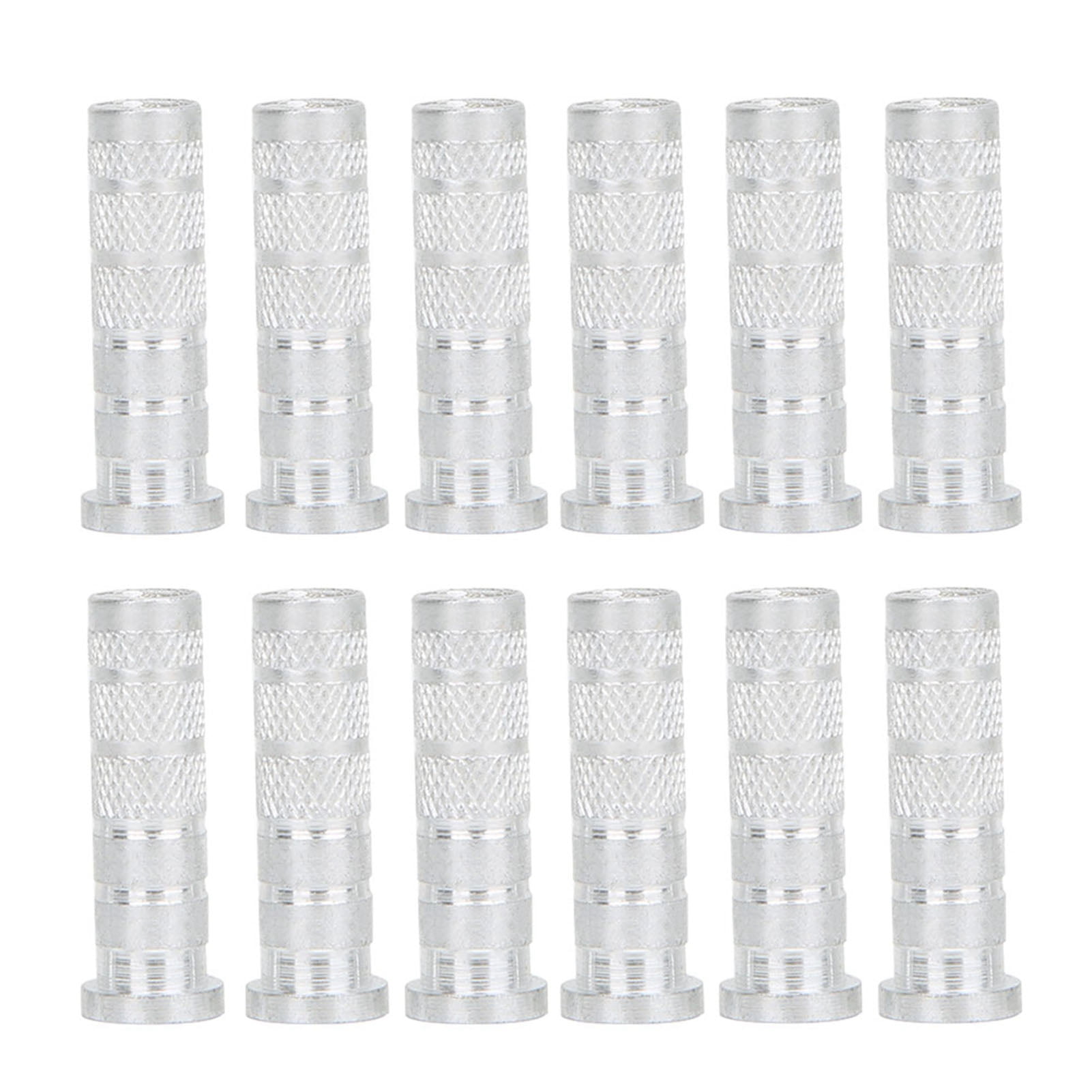 NFTIGB 12Pcs Replacements Archery Base Aluminum Inserts for Carbon Arrows 6.2mm (0.24 inches) Targeting Practice