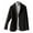 Black, variant on Womens Blazers Suit Jackets Winter Fall Warm Coat Lapel Long Outerwear Tops