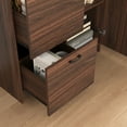 thumbnail image 5 of Desk Cabinet, with Storage Drawer & Shelves, Fold-up Desktop, Ideal for Home, Office, Dormitory, Small Spaces, 5 of 6