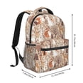 thumbnail image 2 of Disketp Woodland Animals in Neutral Tones Mochila Estampada para Hombre y Mujer – Mochila Ligera Clásica con Múltiples Bolsillos para Universidad, Trabajo y Viajes-One Size, 2 of 5