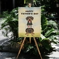 thumbnail image 4 of Cute Wirehaired Pointing Griffon Loves Dad Happy Father's Day Vertical Matte Canvas Poster Dog Lover Wall Art Home Decor - 12008, 4 of 5