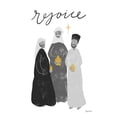 thumbnail image 3 of Thorns, Becky 13x18 Black Modern Framed Museum Art Print Titled - Nativity III BWG, 3 of 5