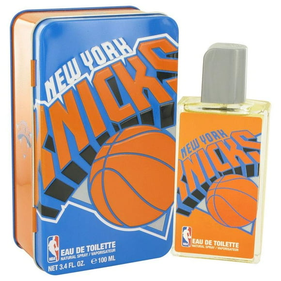 Air Val International NBA Knicks Eau de Toilette Vaporisateur (Boîtier en Métal) 3.4 oz (Hommes)