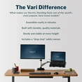 Vari Electric Standing Desk 60x30 Varidesk, Adjustable Height Stand