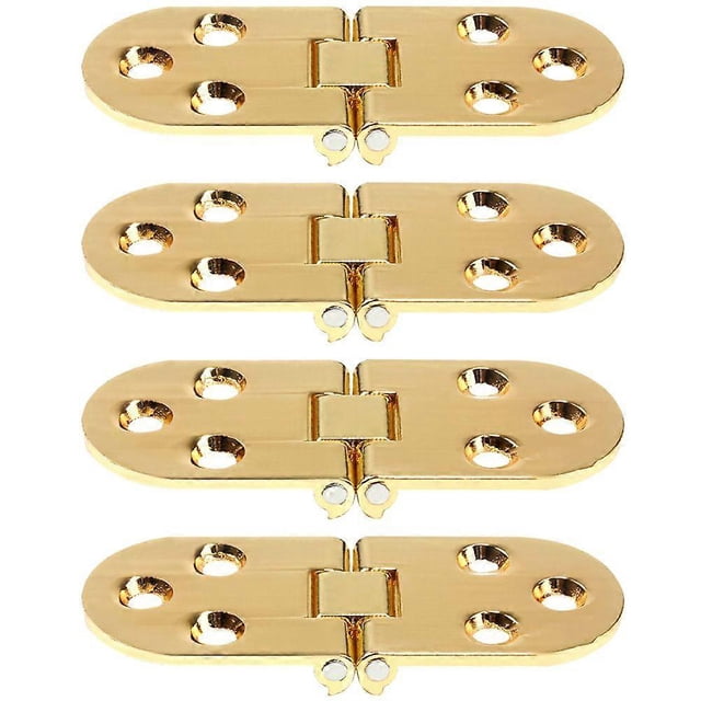 4pcs Folding Sewing Table Hinges Sewing Machine Tray Table 180 Degree Small Hinge