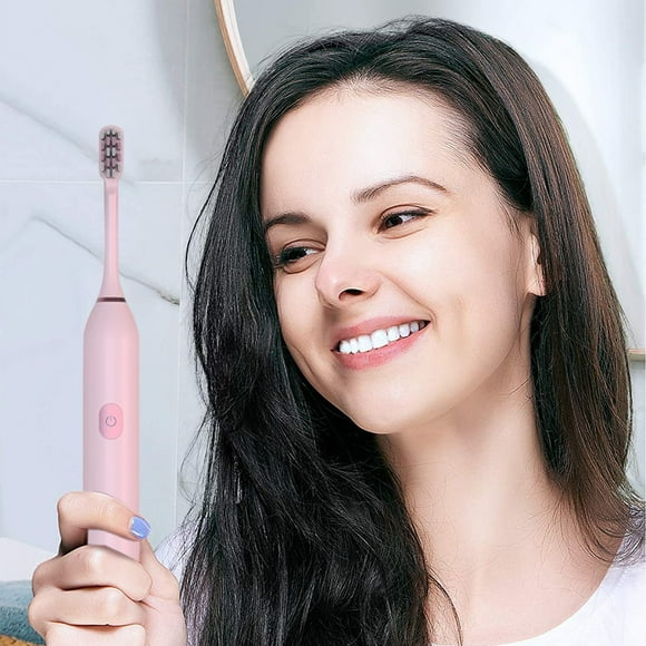 Fiudx Cepillo de Dientes Eléctrico, Múltiples Modos y Temporizador Inteligente, Cerdas Suaves para Una Limpieza Eficaz, Portátil y Ligero, Diseño Impermeable, Incluye 1 Cepillo de Dientes y 3 Cabezal