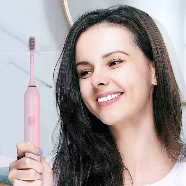 Electric Toothbrush With Multiple Cleaning Modes Smart Timer 8.78In Long Battery Life Waterproof Decor Party For Daily Oral Care Travel Home Replacement Brush Heads Deep Cleaning Decoration