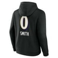 thumbnail image 3 of Men's Roquan Smith Black Baltimore Ravens Team Wordmark Player Name & Number Pullover Hoodie, 3 of 3