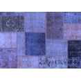 thumbnail image 1 of Ahgly Company Indoor Rectangle Patchwork Blue Transitional Area Rugs, 2' x 3', 1 of 4