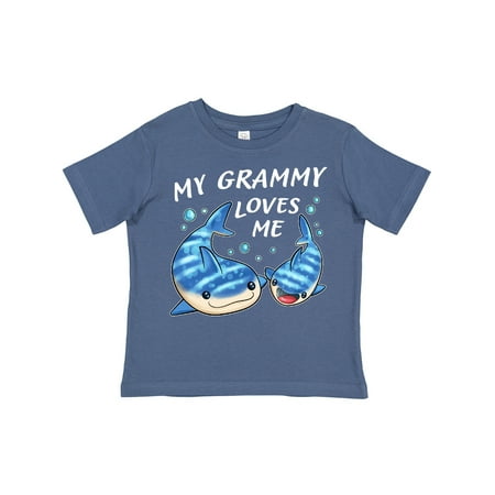 

Inktastic My Grammy Loves Me- Whale Shark Gift Toddler Boy or Toddler Girl T-Shirt