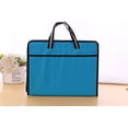 Portable 13 pockets expandable file folders canvas a4 size assorted