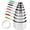 8pcs Color Measuring cup Set, variant on 5/8/10/13/18Pcs Stainless Steel Measuring Cups & Spoons Set, Magnetic Stackable Design for Dry & Liquid Ingredients, Durable Baking Cooking Tools, Perfect Kitchen Gadgets & Father’s Day Gift