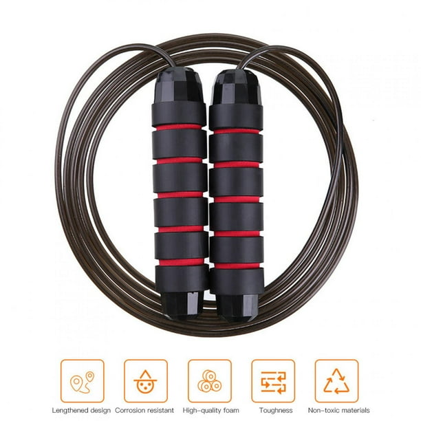 Cuerda Gruesa Para Saltar, Cable De Alambre De Acero, De Espuma, Artículos Deportivos Para Perder Peso, Portátiles Para Ejercicio De Gimnasio
