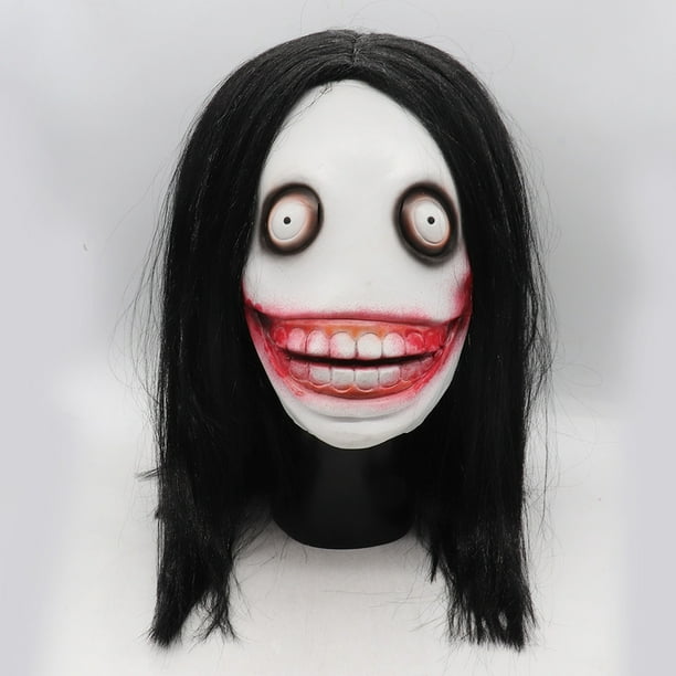 Scary Jeff Mask Halloween Full Headpiece Horror Killer Latex Party  Decoration Props
