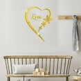 thumbnail image 4 of CCOCC Wall Paper,Love Design Decals,Self-Adhesive Long-Lasting Shine Wall Decor Living Room,Black, 4 of 4