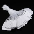 thumbnail image 2 of HLONK 500 Pcs Price Label Tags String Watch Jewelry Clothing Display Merchandise Price Tags Writable Jewelry Paper Cards, 2 of 5