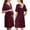 Darck Red, variant on Ekouaer Labor and Delivery Gown for Hospital Short Sleeve Maternity Nursing Dress Nightgown with Button Black S