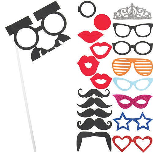 Make a Face Photo Props Mustache Props