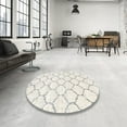thumbnail image 4 of Ahgly Company Machine Washable Indoor Square Contemporary Pale Silver Gray Area Rugs, 10' Square, 4 of 7