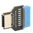 thumbnail image 1 of Adaptador de Panel Frontal USB Amonsee cabezal USB C Máximo 5 Gbps Durable estable para placa base, 1 of 8