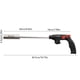 thumbnail image 3 of CaiYueKe Extended Nozzle Butane Cooking Torch with Trigger Ignition - Adjustable Flame Culinary Blowtorch for Searing Desserts Crème Brûlée, Soldering, Crafting, Outdoor Camping, BBQ Grill Chef Tool, 3 of 9