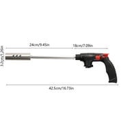 Extended Spray Butane Torch,Propane Gas Cooking Torch,Kitchen Blowtorch,Searing Torch,Caramelizing Torch,Outdoor BBQ Torch,Adjustable Flame Torch,Portable Culinary Torch,Cooking Torch