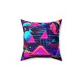 thumbnail image 4 of Motif Inspiré Rétro-Futuriste des Années 80 en Polyester Filé Carré, 4 of 7