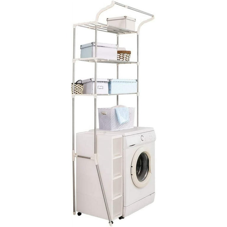 Homlly 3 Tier Washing Machine Washer Bathroom Storage Rack