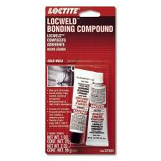 Loctite 495540 1 oz LocWeld Epoxy Bonding Compound Tube Pack of 2