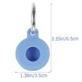 thumbnail image 2 of 4pcs Practical Anti-lost Locator Cover Protective Key Chain Holder Silicone Cover Compatible for Airtag, 2 of 8