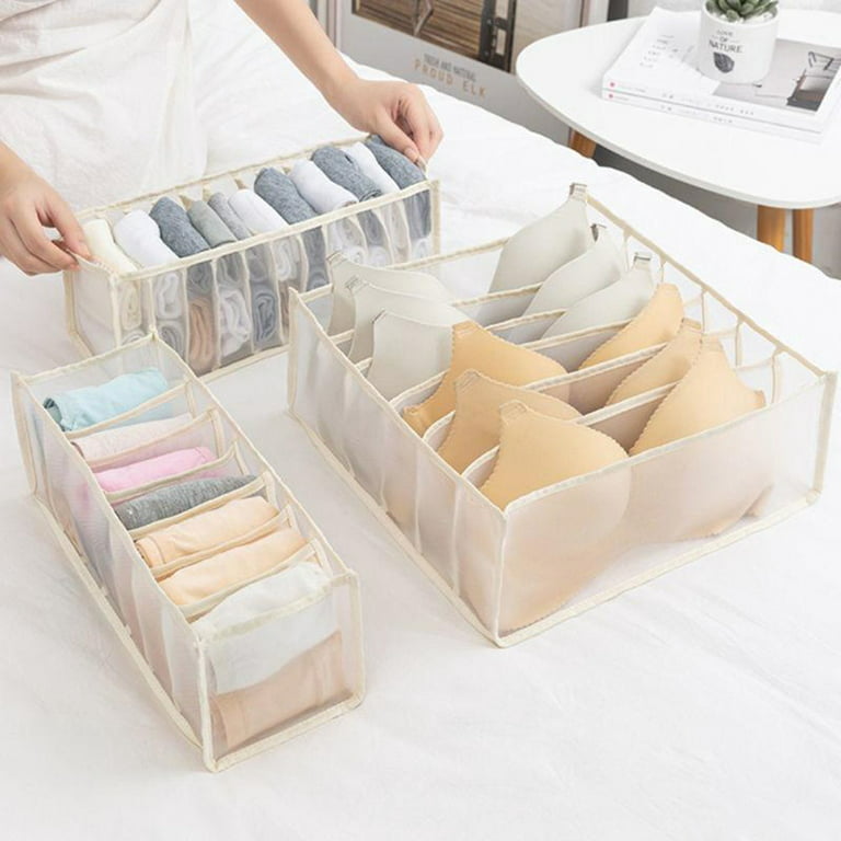 mDesign Long Plastic Drawer Organizer Box, Storage Organizer Bin Container; for Closets, Bedrooms, Use for Leggings, Socks, Ties
