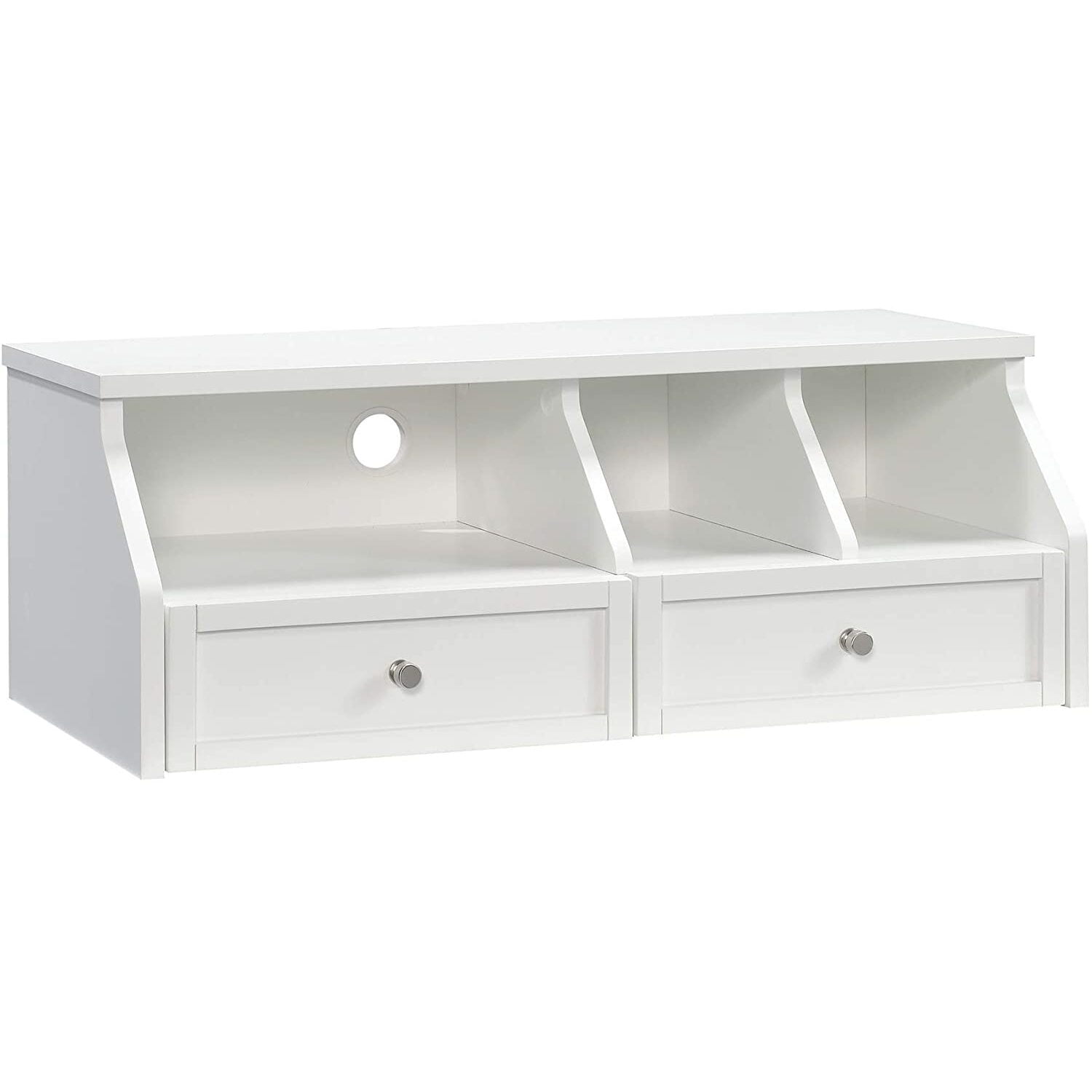 Sauder Craft Pro Series Organizer Hutch 3aColorWhite,Style