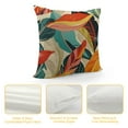 thumbnail image 4 of Chilfamy Modern Tropical Leaves Pillow Covers, Minimalist Aesthetic Leaf Decorative Throw Pillow Cases Summer Outdoor Pillow Covers for Patio Sofa Couch Bedroom 12x12in, 4 of 5