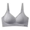 thumbnail image 1 of Ropa interior transpirable para mujeres sujetador delgado de tamaño grande sin bordes reuniéndose diariamente, 1 of 7