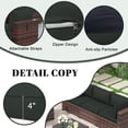 thumbnail image 6 of SDJPOI14 Piece Outdoor Replacement Cushion Set, Water-Repellent Sectional Cushion for Patio Furniture, Couch Coushions for 6-Seat Wicker Conversation Sets, 6 of 7